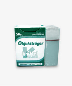 Lâminas para Microscopia Cortada Fosca - KNITTEL